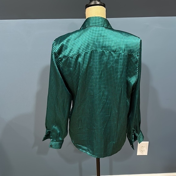 Josephine petites button up long sleeve shirt size 12 women’s - Picture 4 of 7